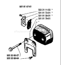Part Location Diagram of 501817201 Husqvarna Exhaust Guide