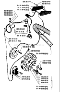 Page F Diagram and Parts List for 181 1985-06 Husqvarna Chainsaw
