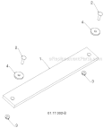 Page J Diagram and Parts List for 1827EXLT 96193007700 -2011-08 Husqvarna Snow Blower