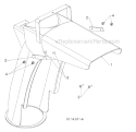Control Panel And Discharge Chute Diagram and Parts List for 1827EXLT 96193007700 -2011-08 Husqvarna Snow Blower