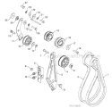Part Location Diagram of 532428454 Husqvarna Belt