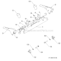 Handle Diagram and Parts List for 1827EXLT 96193007700 -2011-08 Husqvarna Snow Blower