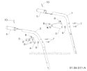 Page AA Diagram and Parts List for 1827EXLT 96193007700 -2011-08 Husqvarna Snow Blower