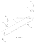 Page J Diagram and Parts List for 1830EXLT 96193007800 -2011-07 Husqvarna Snow Blower