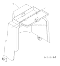 Page B Diagram and Parts List for 1830EXLT 96193007800 -2011-07 Husqvarna Snow Blower