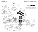 Page W Diagram and Parts List for 1830EXLT 96193007800 -2011-07 Husqvarna Snow Blower