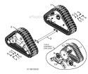 Wheels And Tires Diagram and Parts List for 1830EXLT 96193007800 -2011-07 Husqvarna Snow Blower