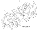 Page I Diagram and Parts List for 1830EXLT 96193007800 -2011-07 Husqvarna Snow Blower