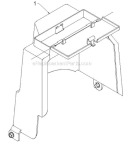 Chassis Engine Pulleys Diagram and Parts List for 1830EXLT 96193007802 - 2012-06 Husqvarna Snow Blower