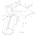 Control Panel And Discharge Chute Diagram and Parts List for 1830EXL 96193007600 -2011-06 Husqvarna Snow Blower