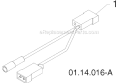 Page F Diagram and Parts List for 1830EXL 96193007600 -2011-06 Husqvarna Snow Blower