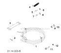 Page H Diagram and Parts List for 1830EXL 96193007600 -2011-06 Husqvarna Snow Blower