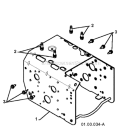 Chassis, Engine And Pulleys Diagram and Parts List for 1830HV 96193005400 -2010-05 Husqvarna Snow Blower