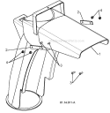 Control Panel And Discharge Chute Diagram and Parts List for 1830HV 96193005401 -2010-08 Husqvarna Snow Blower