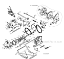 Drive Diagram and Parts List for 1830HV 96193005401 -2010-08 Husqvarna Snow Blower