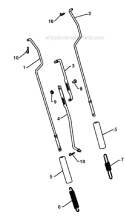 Page V Diagram and Parts List for 1830HV 96193005401 -2010-08 Husqvarna Snow Blower