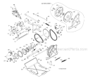 Drive Diagram and Parts List for 1830HV 96193007301 -2011-07 Husqvarna Snow Blower
