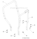 Page V Diagram and Parts List for 1830HV 96193007301 -2011-07 Husqvarna Snow Blower