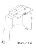 Page D Diagram and Parts List for 1830HV 96193007301 -2011-07 Husqvarna Snow Blower