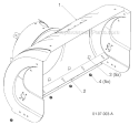 Page I Diagram and Parts List for 1830HV 96193007301 -2011-07 Husqvarna Snow Blower