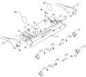 Handle and Controls Diagram and Parts List for 1830HV 96193007305 - 2012-08 Husqvarna Snow Blower