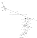 Control Panel And Discharge Chute Diagram and Parts List for 1830HV 96193008100 -2011-07 Husqvarna Snow Blower