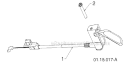Page N Diagram and Parts List for 1830HV 96193008100 -2011-07 Husqvarna Snow Blower