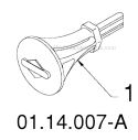 Page G Diagram and Parts List for 1830HV 96193008100 -2011-07 Husqvarna Snow Blower