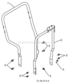 Page S Diagram and Parts List for 1830SB 2010-04 Husqvarna Snow Blower