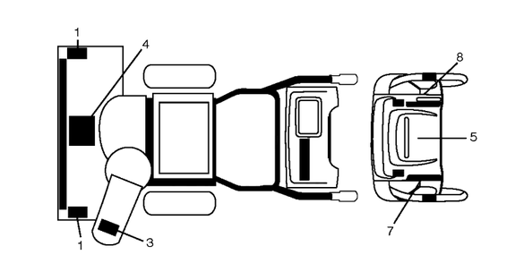Decals Diagram and Parts List for 14527XLS (96193006101)(2010-08) Husqvarna Snow Blower
