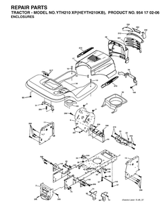Part Location Diagram of 532184538 Husqvarna Duct