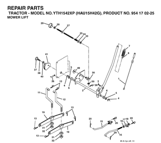 Part Location Diagram of 532178981 Husqvarna Pin Groove