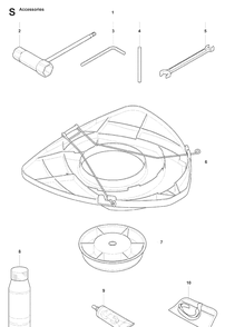 Part Location Diagram of 5053123-01 Husqvarna Spanner