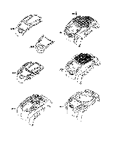 Part Location Diagram of 594550 Briggs and Stratton Cover-blower housing