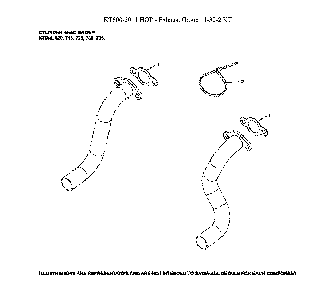 Exhaust Diagram and Parts List for 967924801-00  Husqvarna Lawn Mower