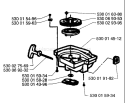 Part Location Diagram of 530014512 Husqvarna STARTER HOUSING