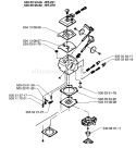 Part Location Diagram of 530071633 Husqvarna Carburetor Assembly