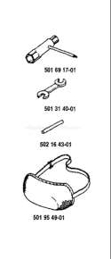 Page A Diagram and Parts List for 18RL 18 RL 1988-05 Husqvarna Trimmer