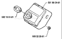 Page L Diagram and Parts List for 18RL 18 RL 1988-05 Husqvarna Trimmer