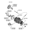 Page O Diagram and Parts List for 18RL 18 RL 1988-05 Husqvarna Trimmer