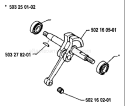 Page G Diagram and Parts List for 18RL 18 RL 1988-05 Husqvarna Trimmer