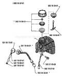 Part Location Diagram of 502166001 Husqvarna Holder