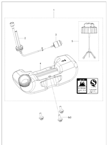 Part Location Diagram of 575313301 Husqvarna Screw