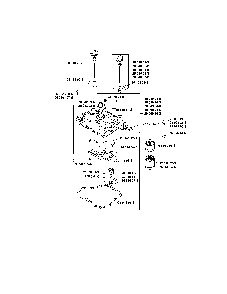 Part Location Diagram of 20-040-08-S Kohler DIPSTICK, BLADE & CAP Assembly-USE 20 040 08-S