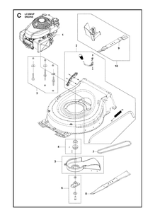 Part Location Diagram of 598742601 Husqvarna Installation Kit