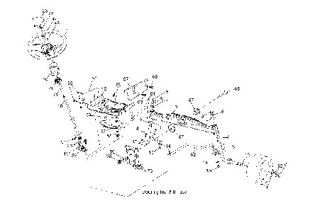 Steering Diagram and Parts List for LTH1842TWIN (96041005300, 960410053)(2007-03) Husqvarna Lawn Tractor