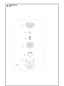 Part Location Diagram of 537186102 Husqvarna ADAPTOR