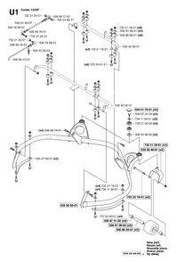 48-Inch/122cm Cutting Deck Diagram and Parts List for PF21 (965097001)(2007-03) Husqvarna Lawn Tractor