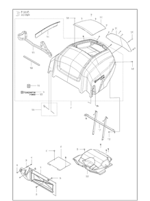 Part Location Diagram of 576250601 Husqvarna Grid