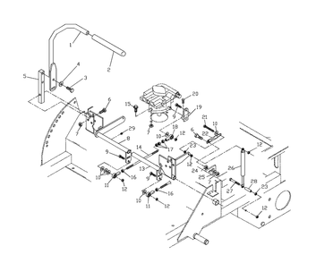 Motion Control Assembly Diagram and Parts List for ZTHKH4820 2000-05 Husqvarna Lawn Mower